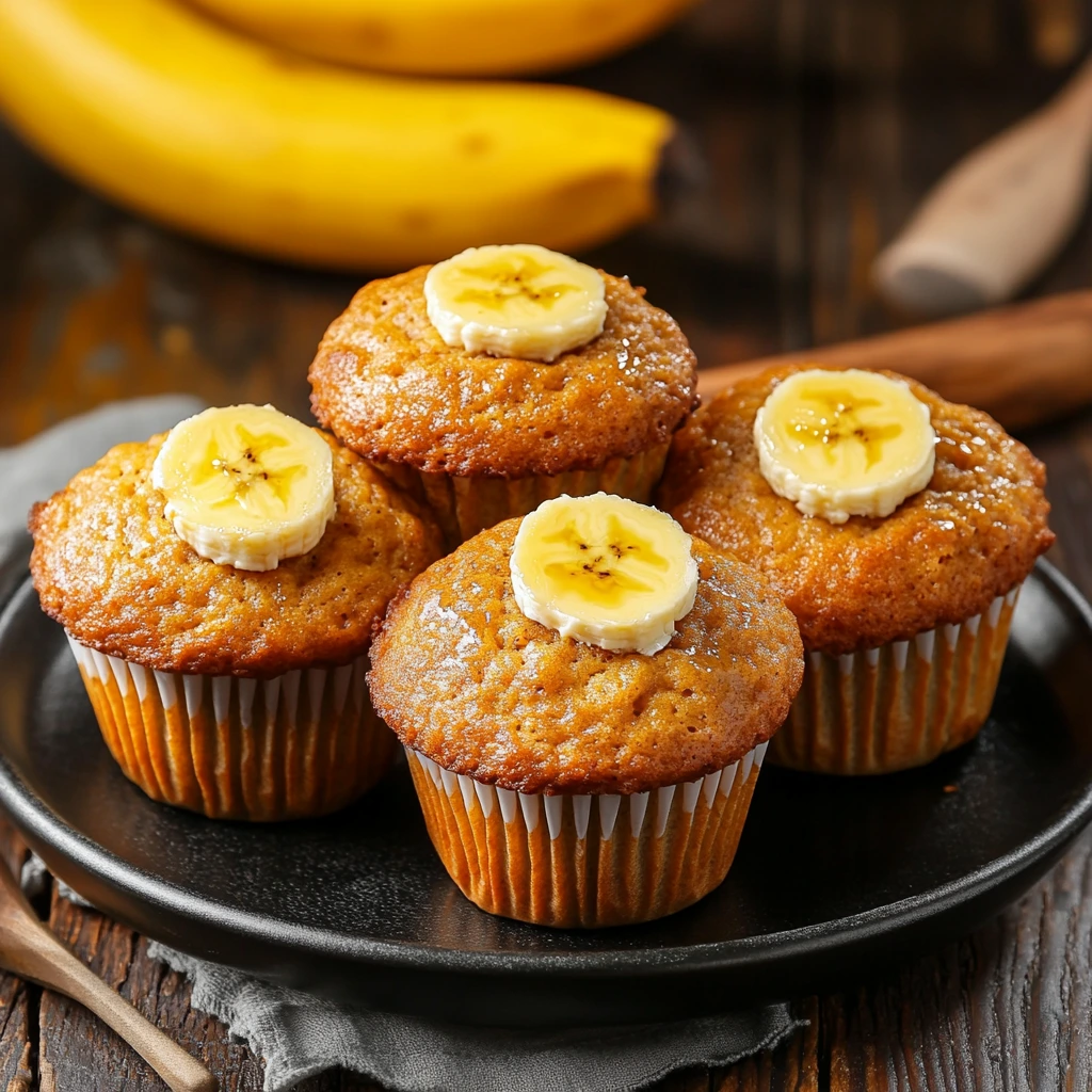 Banana Cottage Cheese Muffins