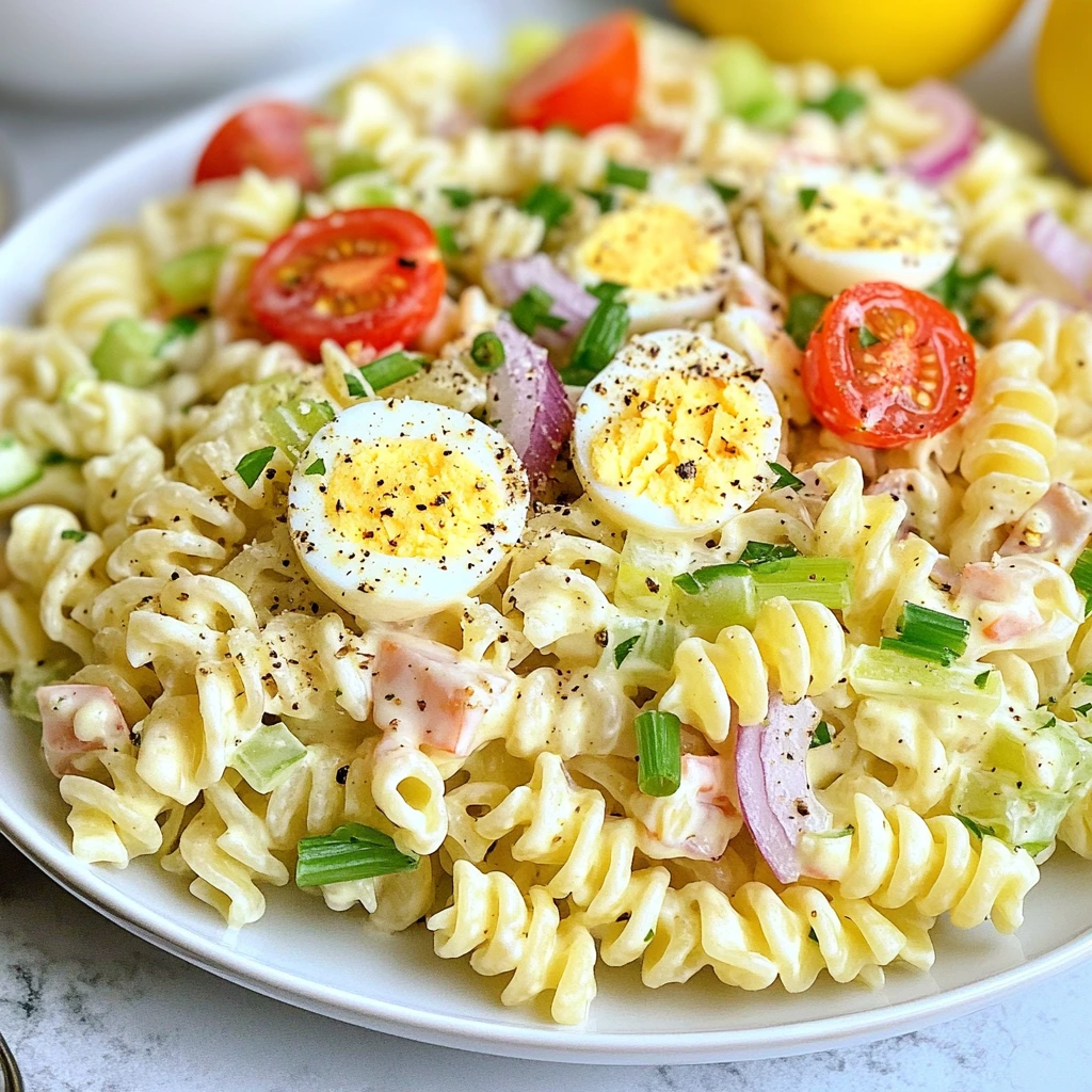 Deviled Egg Pasta Salad